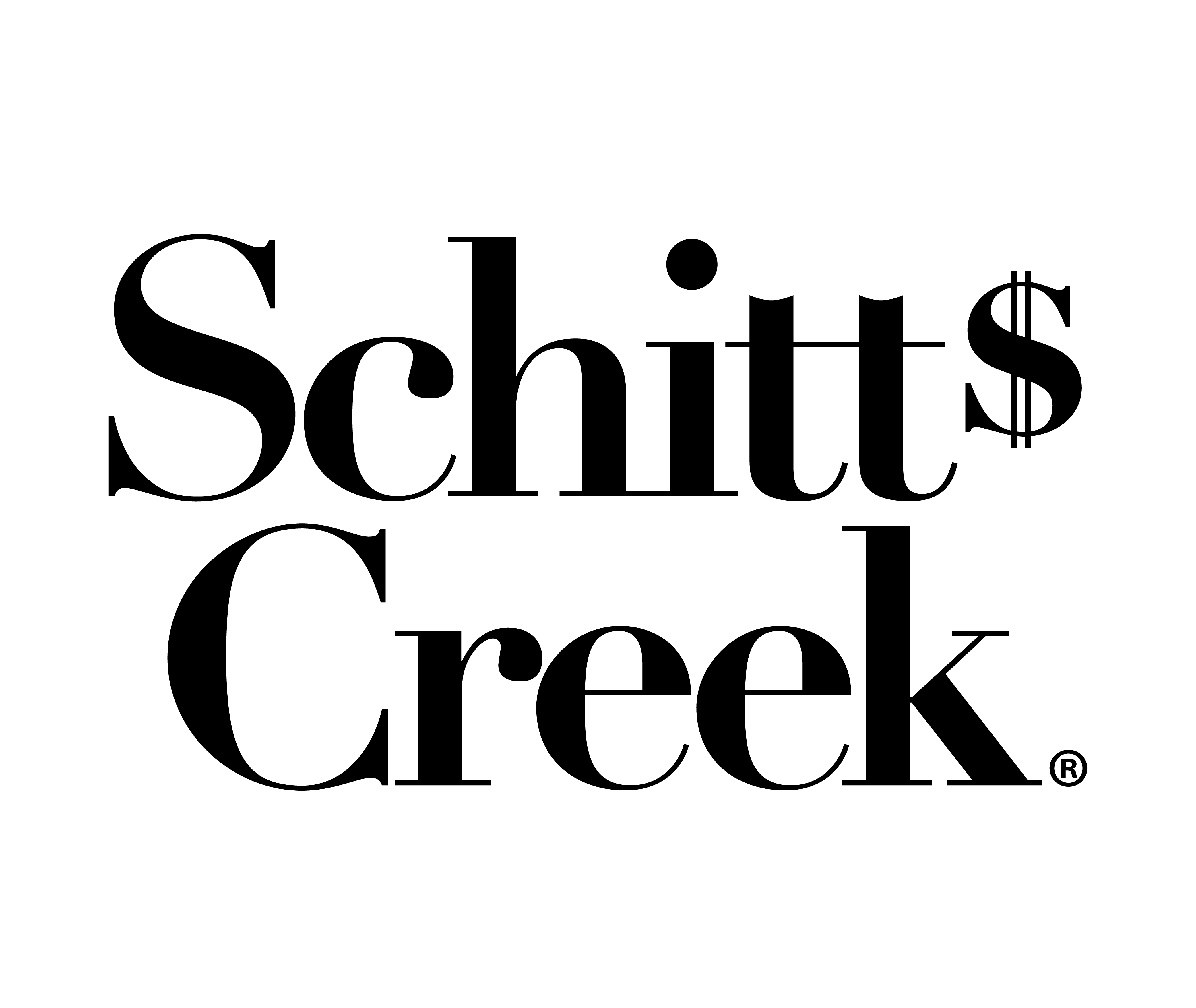 Schitt's Creek Black Logo 