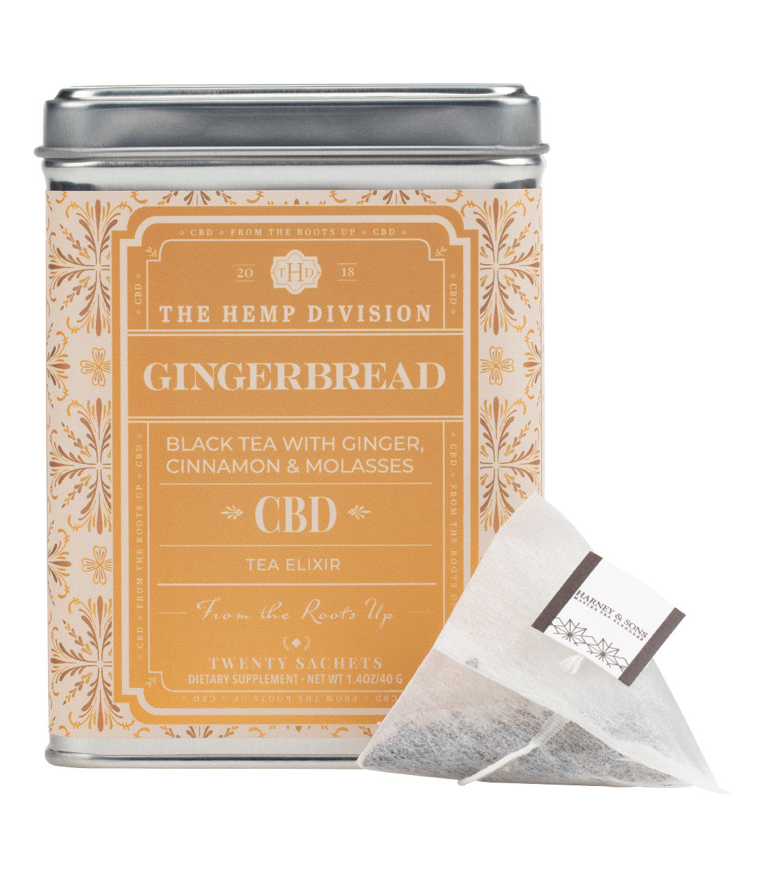 Gingerbread CBD 20 MG, Tin of 20 Sachets -   - Harneys